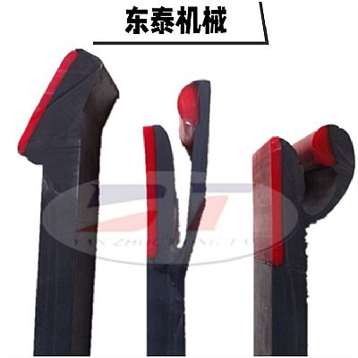 生產(chǎn)定制導料槽兩側(cè)防溢裙邊|Y型長尾聚氨酯防溢裙板