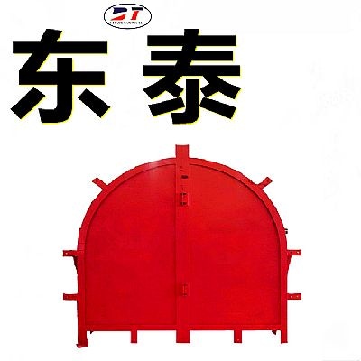 廠家加工煤礦井上斜風(fēng)井防爆門 礦山斜風(fēng)井門 3mm橡膠板密封斜風(fēng)井防爆門